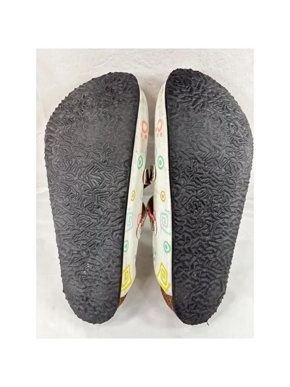 Calceo Handmade cat PATTERNED CLOGS Mules Size 9.5